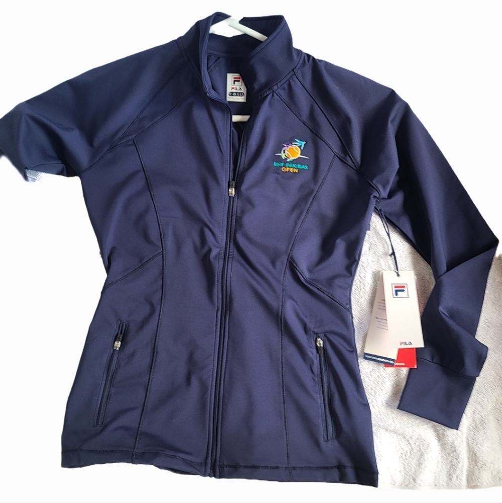 NWT Fila BNP Paribas Open ladies tennis jacket